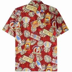 Go Barefoot Convertible-Collar Printed Cotton Shirt - Matsumoto -Emporio Clothing Shop go barefoot convertible collar printed cotton shirt matsumoto p60512 908156 image