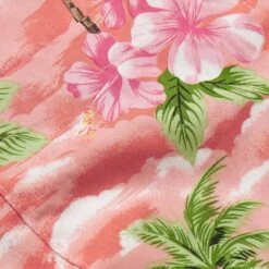 Go Barefoot Convertible-Collar Printed Cotton Shirt - Waikiki -Emporio Clothing Shop go barefoot convertible collar printed cotton shirt waikiki p60516 886671 image