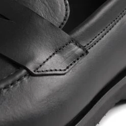 Harrys London Beck G Pull Up Calf Loafers - Black -Emporio Clothing Shop harrys london beck g pull up calf loafers black p60532 888936 image