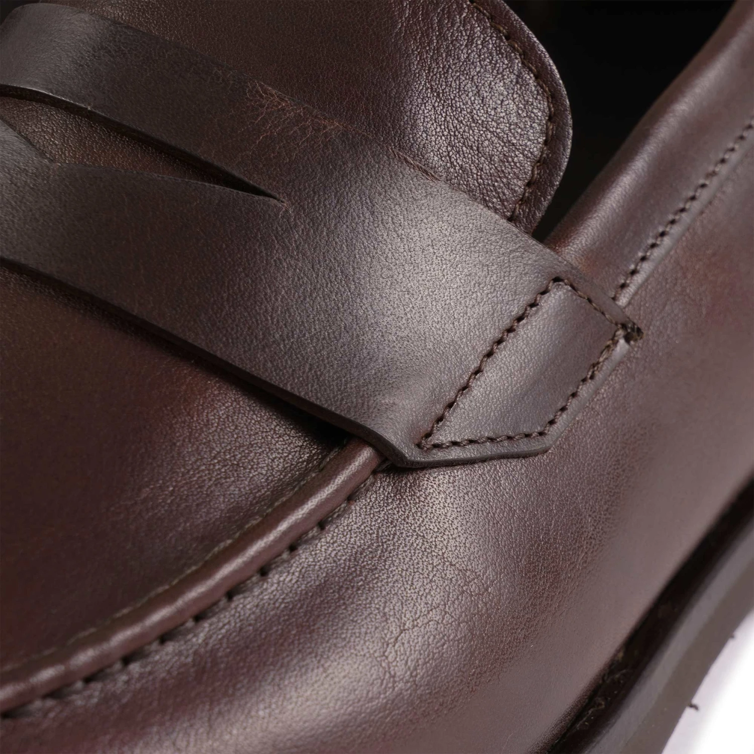 Harrys London Beck G Pull Up Calf Loafers - Ebony 7 Harrys London Beck G Pull Up Calf Loafers - Ebony - Image 5