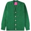 Howlin' Shaggy Bear Cardigan - Greenlover