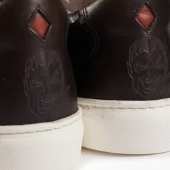 Jeffery West Apollo Woven Leather - Dark Brown -Emporio Clothing Shop jeffery west apollo woven leather dark brown p59193 871826 image