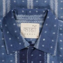 Kardo Chintan Long Sleeve - Indigo -Emporio Clothing Shop kardo chintan long sleeve indigo p60926 902776 image