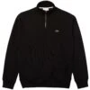 Lacoste 1/4 Zip Sweatshirt - Black -Emporio Clothing Shop lacoste 1 4 zip sweatshirt black p59269 873502 image