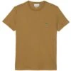 Lacoste Crew Neck Pima Cotton Jersey T-Shirt - Marron