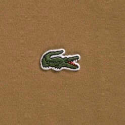 Lacoste Crew Neck Pima Cotton Jersey T-Shirt - Marron -Emporio Clothing Shop lacoste crew neck pima cotton jersey t shirt marron p60284 885587 image