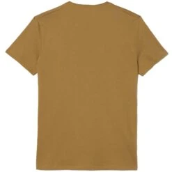 Lacoste Crew Neck Pima Cotton Jersey T-Shirt - Marron -Emporio Clothing Shop lacoste crew neck pima cotton jersey t shirt marron p60284 885593 image