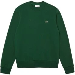 Lacoste Organic Brushed Cotton Sweatshirt - Green
