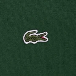 Lacoste Organic Brushed Cotton Sweatshirt - Green -Emporio Clothing Shop lacoste organic brushed cotton sweatshirt green p59267 873414 image