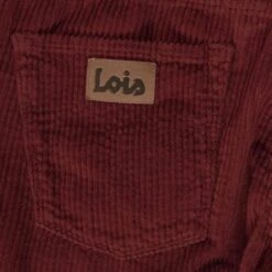 Lois Jeans Dallas Jumbo Cord Trousers - Burgundy -Emporio Clothing Shop lois jeans dallas jumbo cord trousers burgundy p32388 786280 image