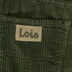 Lois Jeans New Dallas Jumbo Cord Trousers - Olive Green -Emporio Clothing Shop lois jeans new dallas jumbo cord trousers olive green p55713 788492 image