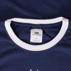 Lois Jeans Ringer Logo T-Shirt - Navy -Emporio Clothing Shop lois jeans ringer logo t shirt navy p57101 823141 image