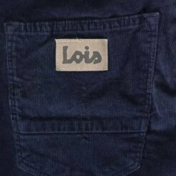 Lois Jeans Sierra Thin Cord Trousers - Navy -Emporio Clothing Shop lois jeans sierra thin cord trousers navy p25415 785977 image