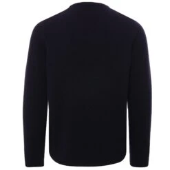 Lyle & Scott X Stuarts London Soft Italian Lambswool Argyle Chest Band V-Neck Jumper - Dark Navy -Emporio Clothing Shop lyle scott x stuarts london soft italian lambswool argyle chest band v neck jumper dark navy p51866 704851 image