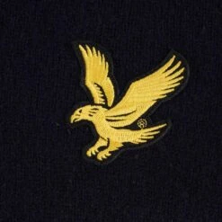 Lyle & Scott X Stuarts London Soft Italian Lambswool V-Neck Jumper - Dark Navy -Emporio Clothing Shop lyle scott x stuarts london soft italian lambswool v neck jumper dark navy p51871 705061 image