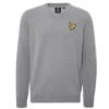 Lyle & Scott X Stuarts London Soft Italian Lambswool V-Neck Jumper - Porto Grey -Emporio Clothing Shop lyle scott x stuarts london soft italian lambswool v neck jumper porto grey p51875 708478 image