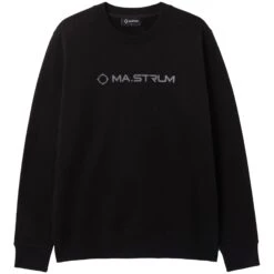 Ma Strum Chest Logo Crew Sweatshirt - Jet Black
