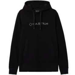 Ma Strum Chest Logo Hoodie - Jet Black