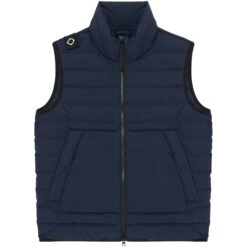 Ma Strum Down Gilet - Ink Navy