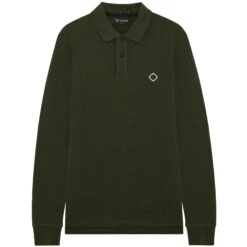 Ma Strum Long Sleeve Polo Shirt - Oil Slick