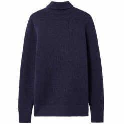 Ma Strum Milano Knit Roll Neck Jumper - True Navy -Emporio Clothing Shop ma strum milano knit roll neck jumper true navy p59682 882262 image