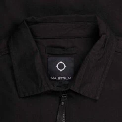 Ma Strum PD Full Zip Overshirt - Jet Black -Emporio Clothing Shop ma strum pd full zip overshirt jet black p59663 881861 image