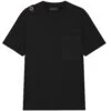 Ma Strum Short Sleeve Cargo Pocket T-Shirt - Jet Black
