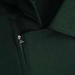 Maison Kitsune 1/4 Zip Top - Dark Green -Emporio Clothing Shop maison kitsune 1 4 zip top dark green p51646 703191 image