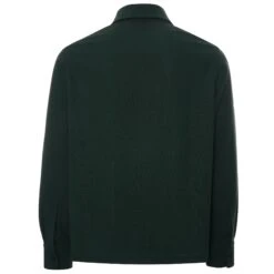 Maison Kitsune 1/4 Zip Top - Dark Green -Emporio Clothing Shop maison kitsune 1 4 zip top dark green p51646 703206 image