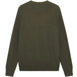 Maison Kitsune Bold Fox Head Patch Cardigan - Khaki -Emporio Clothing Shop maison kitsune bold fox head patch cardigan khaki p59365 874802 image