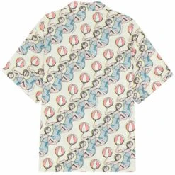Maison Kitsune Dancing Girls Print Shirt - White -Emporio Clothing Shop maison kitsune dancing girls print shirt white p59174 870927 image
