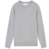 Maison Kitsune Fox Head Patch Sweatshirt - Grey Melange