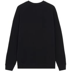 Maison Kitsune Grey Fox Head Patch Classic Sweatshirt - Black -Emporio Clothing Shop maison kitsune grey fox head patch classic sweatshirt black p48850 885365 image