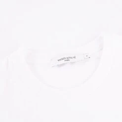 Maison Kitsune Grey Fox Head Patch T-Shirt - White -Emporio Clothing Shop maison kitsune grey fox head patch t shirt white p53030 715001 image