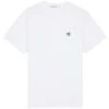 Maison Kitsune Grey Fox Head Patch T-Shirt - White