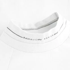 Maison Kitsune Long T-Shirt - White -Emporio Clothing Shop maison kitsune long t shirt white p51323 700479 image