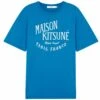 Maison Kitsune Palais Royal Classic T-Shirt - Sapphire -Emporio Clothing Shop maison kitsune palais royal classic t shirt sapphire p59169 870772 image