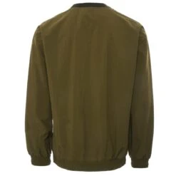 Maison Kitsune Woven Sweatshirt - Khaki -Emporio Clothing Shop maison kitsune woven sweatshirt khaki p51337 696640 image