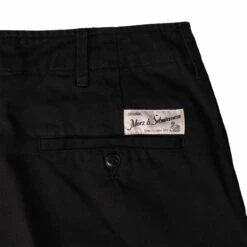 Merz B Schwanen Chinos 9.2oz - Deep Black -Emporio Clothing Shop merz b schwanen chinos 9 2oz deep black p58589 856225 image