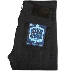 Naked And Famous Denim Super Guy Blue Smoke Stretch Selvedge - Indigo