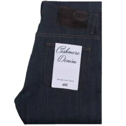 Naked And Famous Denim Super Guy Cashmere Blend Stretch Denim - Indigo