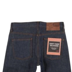 Naked And Famous Denim Super Skinny Dirty Fade Selvedge Jeans - Indigo -Emporio Clothing Shop naked and famous denim super skinny dirty fade selvedge jeans indigo p40381 716141 image