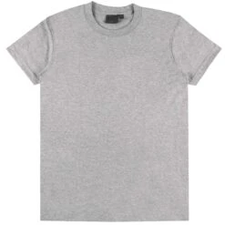 Naked And Famous Denim Vintage Circular Knit Grey T-Shirt