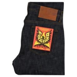 Naked And Famous Denim Weird Guy Fire Bird Selvedge - Indigo
