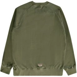 Nigel Cabourn Embroidered Arrow Crew - Green -Emporio Clothing Shop nigel cabourn embroidered arrow crew green p57495 834797 image