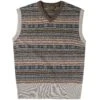 Nigel Cabourn Fairisle Knitted Vest - Grey -Emporio Clothing Shop nigel cabourn fairisle knitted vest grey p61142 907286 image