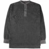 Nigel Cabourn Henley Long Sleeve Shirt - Charcoal 2 Nigel Cabourn Henley Long Sleeve Shirt - Charcoal -Emporio Clothing Shop nigel cabourn henley long sleeve shirt charcoal p61140 907310 image