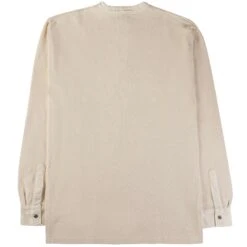 Nigel Cabourn Henley Long Sleeve Shirt - Ivory -Emporio Clothing Shop nigel cabourn henley long sleeve shirt ivory p61139 907331 image