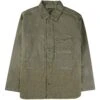 Nigel Cabourn Utility Shirt Type 2 10oz Denim - Green -Emporio Clothing Shop nigel cabourn utility shirt type 2 10oz denim green p61138 907262 image