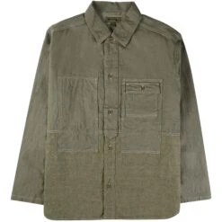 Nigel Cabourn Utility Shirt Type 2 10oz Denim - Green